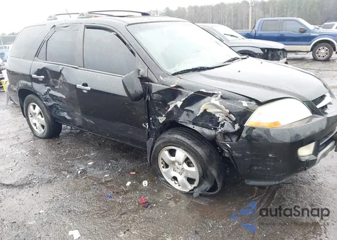 2003 Acura Mdx from USA, damaged, VIN 2HNYD18293H508366